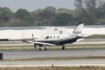 N700GK @ KSRQ - N700GK departs Runway 32 at Sarasota-Bradenton International Airport enroute to Fort Smith Regional Airport - by Suncoast Spotter