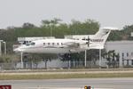 N395SS @ KSRQ - Avantair Flight 395 arrives on Runway 32 at Sarasota-Bradenton International Airport following a flight from Savannah/Hilton Head International Airport - by Suncoast Spotter