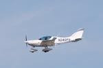 N240PS @ KSRQ - N240PS flies over Sarasota-Bradenton International Airport