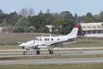 N75G @ KSRQ - N75G arrives on Runway 22 at Sarasota-Bradenton International Airport