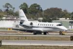 N635CS @ KSRQ - Fivestar Flight 635 arrives on Runway 14 at Sarasota-Bradenton International Airport following a flight from Birmingham-Shuttlesworth International Airport - by Suncoast Spotter