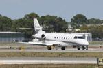 N724QS @ KSRQ - Execjet Flight 724 arrives on Runway 14 at Sarasota-Bradenton International Airport following a flight from Westchester County Airport - by Suncoast Spotter