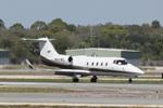 N824MG @ KSRQ - Coyote Flight 824 arrives on Runway 14 at Sarasota-Bradenton International Airport following a flight from Santa Fe Airport