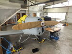 D-EUTO @ EDOI - Bücker Bü 180B Student undergoing maintenance at Bienenfarm airfield (home of part of the collection of Quax, association for the promotion of historic aircraft e.V.), Paulinenaue - by Ingo Warnecke