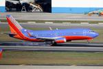 N643SW @ KTPA - Southwest Flight 1802 arrives on Runway 19L at Tampa International Airport following a flight from Birmingham-Shuttlesworth International Airport - by Suncoast Spotter