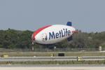 N560VL @ KSRQ - Met Life Blimp at SRQ - by Suncoast Spotter