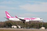 C-GNDG @ KRSW - WestJet Flight 1236 arrives on Runway 6 at Southwest Florida International Airport following flight from Toronto-Pearson International Airport - by Suncoast Spotter