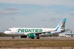 N385FR @ KRSW - Frontier Flight 1543 taxis at Southwest Florida International Airport prior to flight to Cleveland-Hopkins International Airport - by Suncoast Spotter