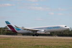 D-AFYR @ KRSW - Discover Flight 60 arrives on Runway 24 at Southwest Florida International Airport following flight from Frankfurt Airport - by Suncoast Spotter