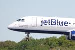 N329JB @ KSRQ - JetBlue Flight 1187 arrives on Runway 32 at Sarasota-Bradenton International Airport following a flight from Boston Logan International Airport - by Suncoast Spotter