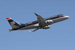 N819MD @ KSRQ - US Air/Republic Flight 3430 departs Runway 14 at Sarasota-Bradenton International Airport enroute to Reagan National Airport - by Suncoast Spotter