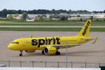 N908NK @ KCLE - Spirit #184 KLAX-KCLE