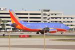 N505SW @ KTPA - Southwest Flight 2967 departs Runway 1R at Tampa International Airport enroute to Philadelphia International Airport - by Suncoast Spotter