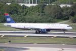 N165US @ KTPA - US Air  arrives on Runway 1L at Tampa International Airport following a flight from Charlotte/Douglas International Airport