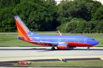 N969WN @ KTPA - Southwest Flight 2088 arrives on Runway 1L at Tampa International Airport following a flight from Chicago-Midway International Airport