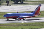 N910WN @ KTPA - Southwest Flight departs Runway 1R at Tampa International Airport enroute to William P Hobby International Airport - by Suncoast Spotter