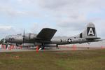 N529B @ KPGD - B-29 Superfortress Fifi sits on the ramp at Charlotte County Airport during the Florida International Air Show - by Suncoast Spotter