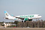 N323FR @ KRSW - Frontier Flight 2826 arrives on Runway 6 at Southwest Florida International Airport following flight from Cincinnati/Northern Kentucky International Airport - by Suncoast Spotter