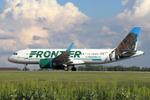 N313FR @ KCLE - Frontier #2451 KCLE-KATL - by Alex2095
