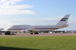 A6-HRM @ KCLE - Dubai Air Wing EGSS-KCLE - by Alex2095