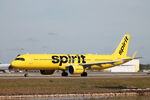 N716NK @ KRSW - Spirit Flight 712 taxis at Southwest Florida International Airport prior to flight to Chicago-O’Hare International Airport - by Suncoast Spotter