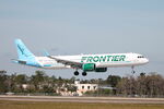 N662FR @ KRSW - Frontier Flight 3955 arrives on Runway 6 at Southwest Florida International Airport following flight from Buffalo-Niagara Falls International Airport - by Suncoast Spotter