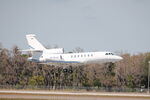 N726JG @ KRSW - Falcon 726JG arrives on Runway 6 at Southwest Florida International Airport following flight from Daytona Beach International Airport - by Suncoast Spotter