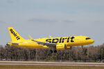 N993NK @ KRSW - Spirit Flight 796 arrives on Runway 6 at Southwest Florida International Airport following flight from Atlantic City International Airport - by Suncoast Spotter