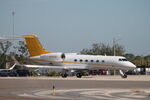 N450ME @ KRSW - Gulfstream 450ME sits on the Private Sky ramp at Southwest Florida International Airport - by Suncoast Spotter