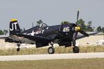 N713JT @ KPGD - Jim Tobul performs in the F4U Corsair during the Florida International Air Show - by Suncoast Spotter