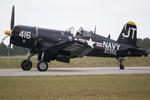 N713JT @ KPGD - Jim Tobul performs in the F4U Corsair during the Florida International Air Show - by Suncoast Spotter
