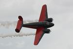 N9109R @ KPGD - Matt Younkin & The Twin Beech 18 performs during the Florida International Air Show