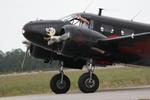 N9109R @ KPGD - Matt Younkin & The Twin Beech 18 performs during the Florida International Air Show - by Suncoast Spotter