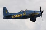 N68RW @ KPGD - F8F Bearcat performs during the Florida International Air Show