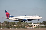 N3733Z @ KRSW - Delta Flight 2474 arrives on Runway 6 at Southwest Florida International Airport following flight from Boston-Logan International Airport - by Suncoast Spotter