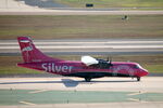 N406SV @ KTPA - N406SV
ATR 42-600
Silver Airways - Pinky Promise
Tampa International Airport
Tampa, Florida
February 8, 2025

Silver Flight 82 taxis to gate at Tampa International Airport following flight from Pensacola International Airport - by Suncoast Spotter
