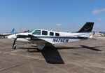 N476EW @ KBOW - Beech 58