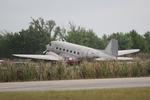 N12BA @ KPGD - Douglas DC-3 at Charlotte County Airport