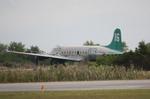 N55CW @ KPGD - Douglas C-54 Skymaster parked at Charlotte County Airport - by Suncoast Spotter