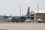 162310 @ KPGD - US Marine Corps KC-130 Hercules sits on the ramp at the Charlotte County Airport in support of the US Navy Blue Angels during the Florida International Airport - by Suncoast Spotter