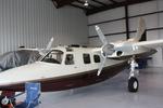 N571DC @ KPGD - Aero Commander 500 on display at the Florida International Air Show - by Suncoast Spotter