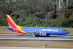 N1809U @ KTPA - Southwest Flight 487 arrives on Runway 1L at Tampa International Airport following flight from John Glenn Columbus International Airport - by Suncoast Spotter