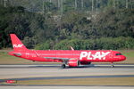 TF-PLA @ KTPA - Global Crossing Flight 3372 operated by Play arrives on Runway 1L at Tampa International Airport following flight from Frank Pais Airport - by Suncoast Spotter