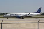 N329JB @ KSRQ - JetBlue Flight 1187 arrives on Runway 14 at Sarasota-Bradenton International Airport following a flight from Boston Logan International Airport - by Suncoast Spotter