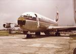 G-AZTG @ EGHL - Dan Air Boeing 707-321 being scrapped at Lasham. Ex N722PA - by moxy