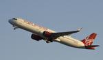 N839VA @ KLAX - Departing LAX on 25R - by ToddRoyer