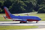 N497WN @ KTPA - Southwest Flight 2213 arrives on Runway 1L at Tampa International Airport following a flight from Denver International Airport - by Suncoast Spotter