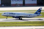 N580JB @ KTPA - JetBlue Flight 40 departs Runway 1R at Tampa International Airport enroute to John F Kennedy International Airport - by Suncoast Spotter