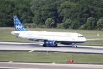 N706JB @ KTPA - JetBlue Flight 27 arrives on Runway 1L at Tampa International Airport following a flight from John F Kennedy International Airport - by Suncoast Spotter