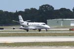 N657QS @ KSRQ - Execjet Flight 657 arrives on Runway 14 at Sarasota-Bradenton International Airport following a flight from Lancaster Airport - by Suncoast Spotter